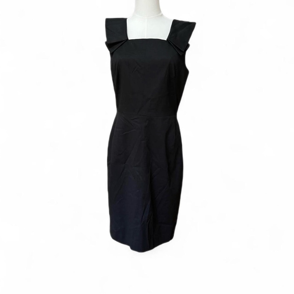 Banana Republic Sasha Sheath Black Midi Dress size 8
